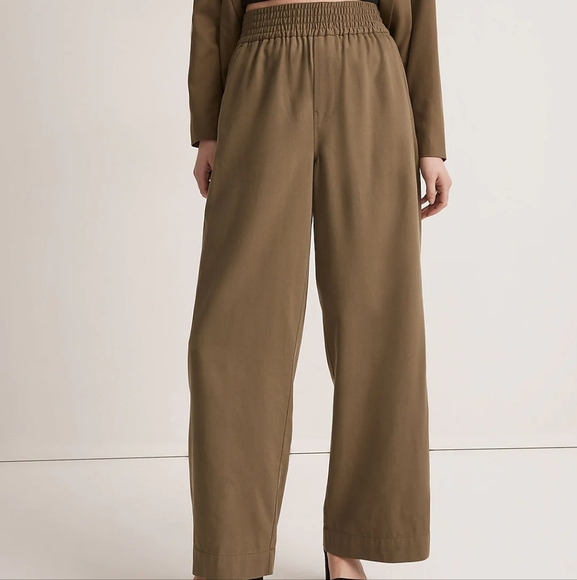 Madewell Drapeweave Carley Wide-Leg Pants - Picture 2 of 11